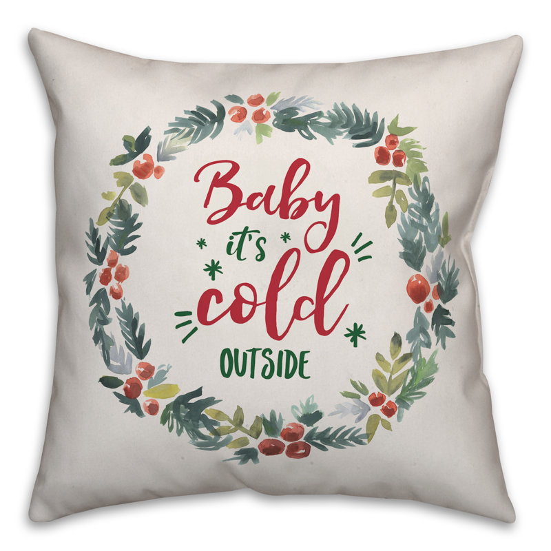 Baby it's cold outside cushion best sale